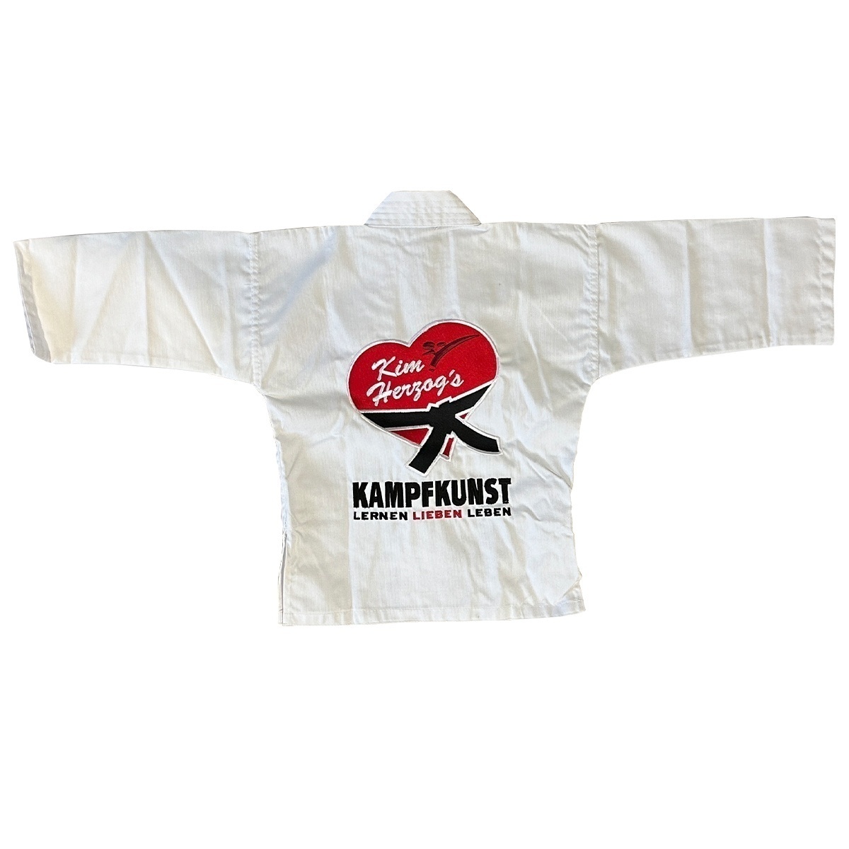 Kampfkunst-Anzug_weiss_Jacke_vHinten_liegend