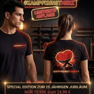 Kampfkunst Herz Shirt Special Edition 25 Jahre